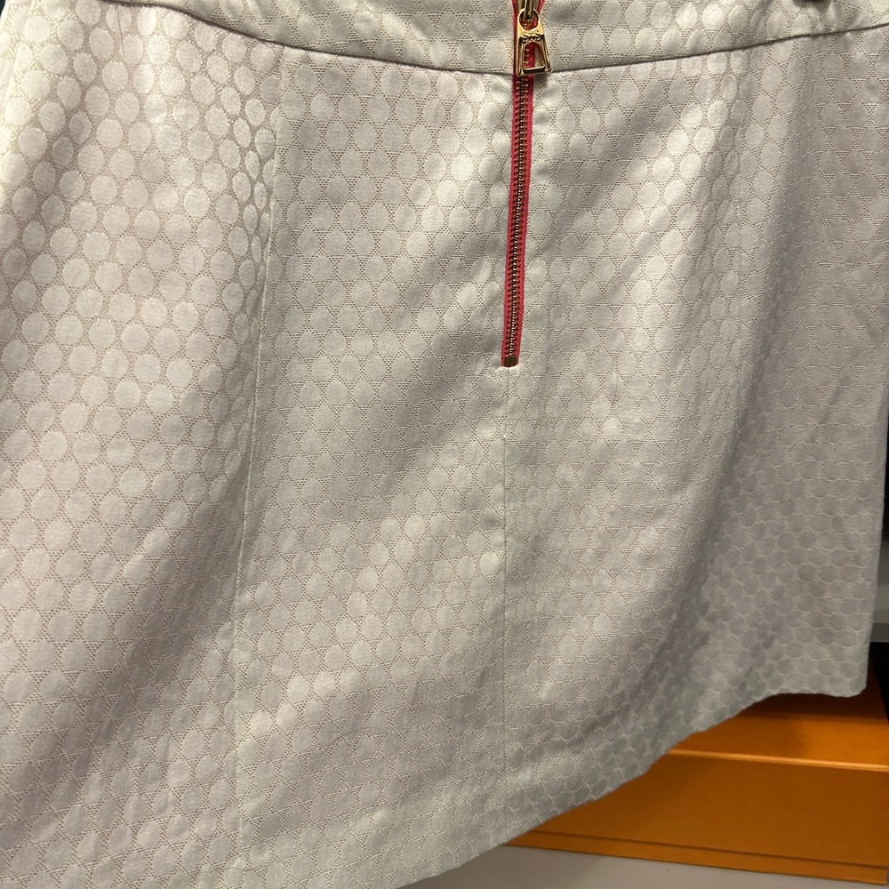 Sale to Sable mini skirt cream with gold hardware - Picture 4 of 4